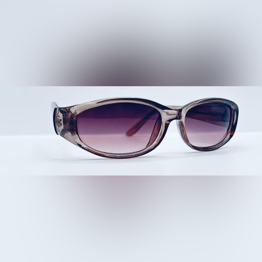 Liz Claiborne Brown Translucent Oval Sunglasses Frames Only